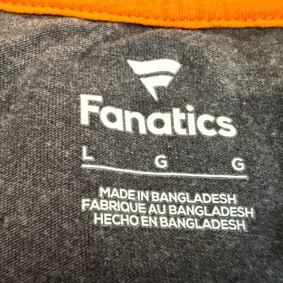 Fanatics University of Tennessee UT Gray and Orange Short Sleeve Tee - Picture 2 of 3